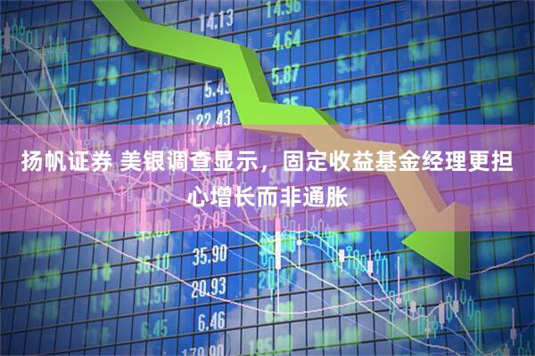 扬帆证券 美银调查显示，固定收益基金经理更担心增长而非通胀