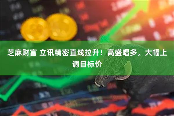 芝麻财富 立讯精密直线拉升！高盛唱多，大幅上调目标价