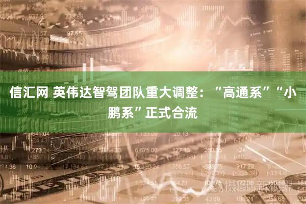 信汇网 英伟达智驾团队重大调整：“高通系”“小鹏系”正式合流